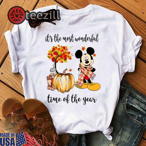 Women's Mickey mouse it’s the most wonderful time of the year shirt