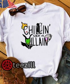 Halloween Chilln’ Like A Villain Shirt