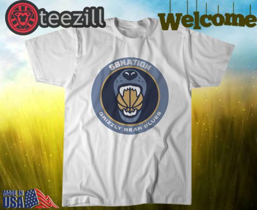 SB Nation's Grizzly Bear Blues Logo Shirt