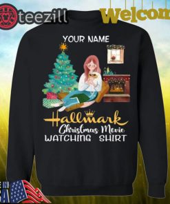 Custom Name Shirt Hallmark Christmas Movie Watching Shirt Christmas Shirt
