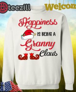 Happiness Is Being A Granny Claus Christmas Shirt