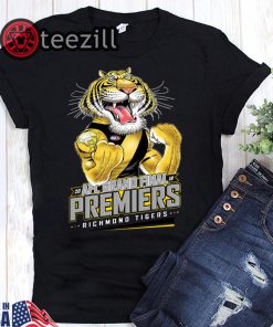20 AFL grand final premiers richmond tigers t-shirts