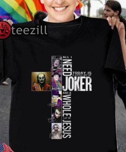 A Little Bit Of Joker Jesus Signatures Shirt