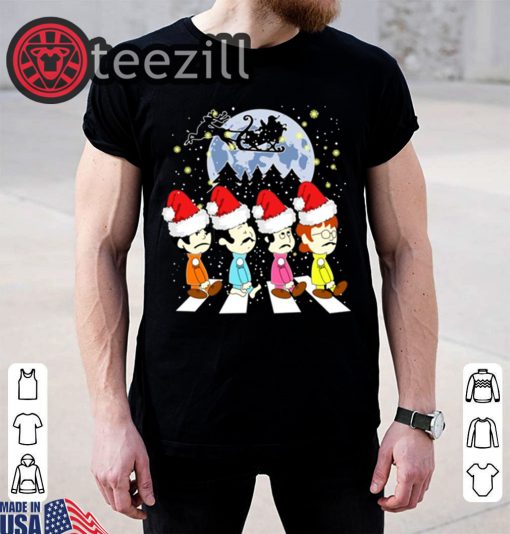 Beatles Crossing Street Christmas TShirt