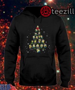 Awesome Minion Christmas Tree Merry Xmas Tshirt