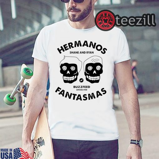 Buzzfeed’s Unsolved Hermanos Fantasmas Tee Shirt Unisex