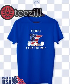 Cops For Donald Trump 2020 Blue Shirt