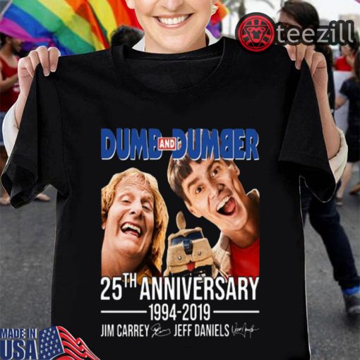 Dumb And Dumber 25th Anniversary 1994-2019 Signatures Shirt