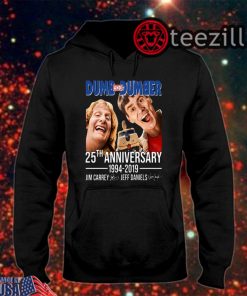 Dumb And Dumber 25th Anniversary 1994-2019 Signatures Shirt Hoodies