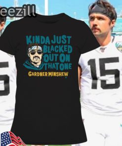 Gardner Minshew Blacked Out T-Shirt