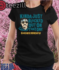 Gardner Minshew Shirt - Blacked Out Officially Tees