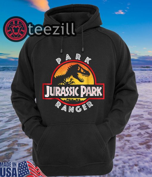 Jurassic Park Circle Park Ranger Graphic Shirt Hoodies