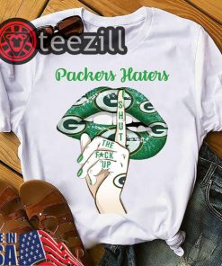Lip Green Bay Packers Haters Shut The Fuck Up TShirt