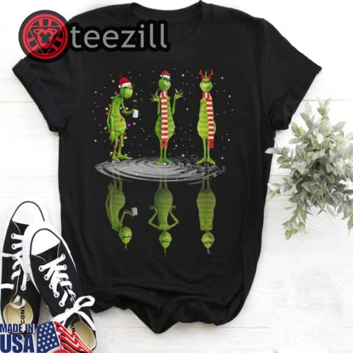 Merry Christmas The Grinch Water Mirror Reflection TShirt