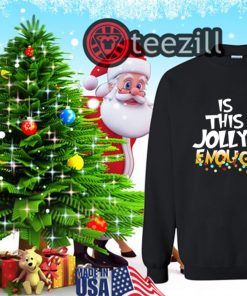 Merry Christmas Winnie The Pooh Is This Jolly Enough Christmas Shirt Sweat