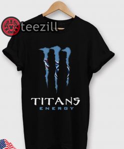 Official Monster Tennessee Titans Energy T-shirts