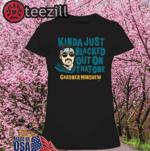 Officially Tee Gardner Minshew Blacked Out TShirt
