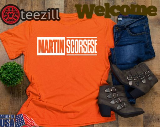 Marvel Martin Scorsese Sweater Orange Shirt