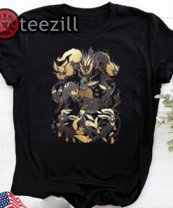 Pokemon Eevee Evolutions Umbreon T Shirt