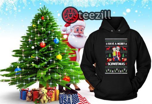 Rick And Morty Have a Merry Schwiftmas Ugly Christmas Hoodies Tshirt