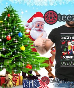Rick And Morty Have a Merry Schwiftmas Ugly Christmas shirt