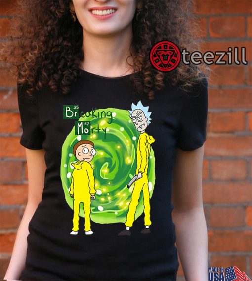 Rick and Morty Water Reflection Mirror Breaking bad Tee Classic Shirt