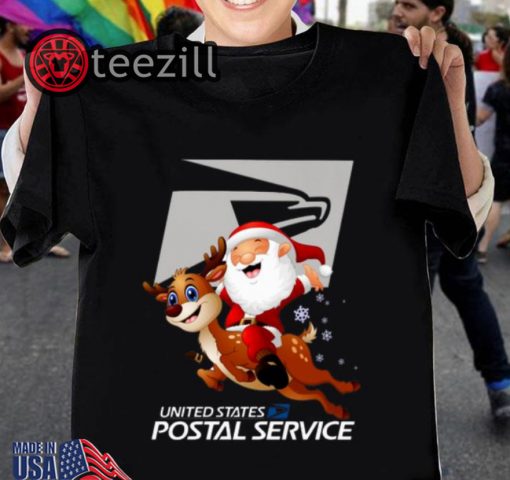 Santa United States Postal Service Tshirts