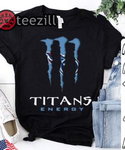 Official Monster Tennessee Titans Energy T-shirts