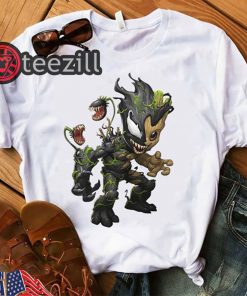 Baby Groot And Venom Shirt