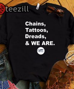 Penn State players wear 'Chains, tattoos, dreads and WE ARE Shirt