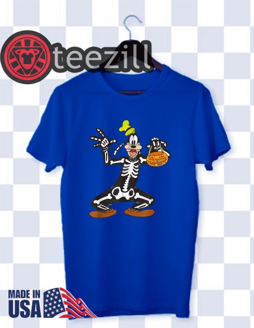 Disney Goofy Skeleton T-Shirt Halloween 2019 Shirt