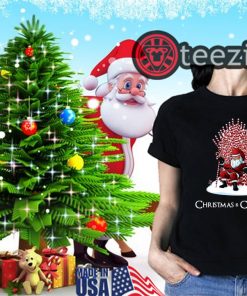 Merry Christmas is Coming Santa Claus of Throne TV Show T Shirt