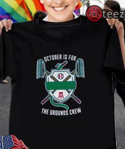 October Grounds Crew Shirt Starting 9 Podcast T-Shirt