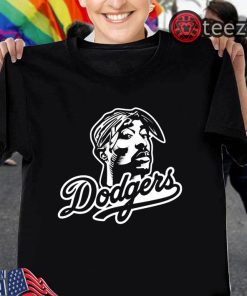 Tupac Dodgers Shirts Los Angeles Dodgers Tshirts