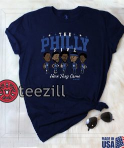 The Philly Five Here They Come NBPA T Shirt