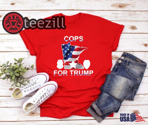 Minneapolis police union releases 'Cops for Trump' T-shirt