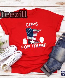 Minneapolis police union sells 'Cops for Trump' shirts