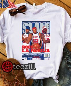 SLAM Cover Tee - Clippers Rock L.A. Familia Shirt