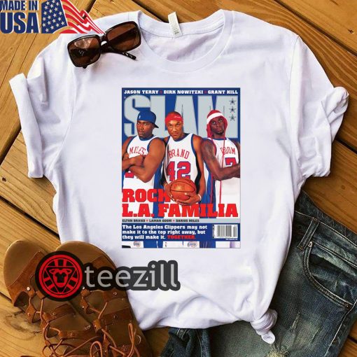 SLAM Cover Tee - Clippers Rock L.A. Familia Shirt