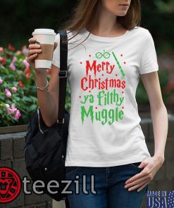 Harry Potter Merry Christmas Ya Filthy Muggle Shirt