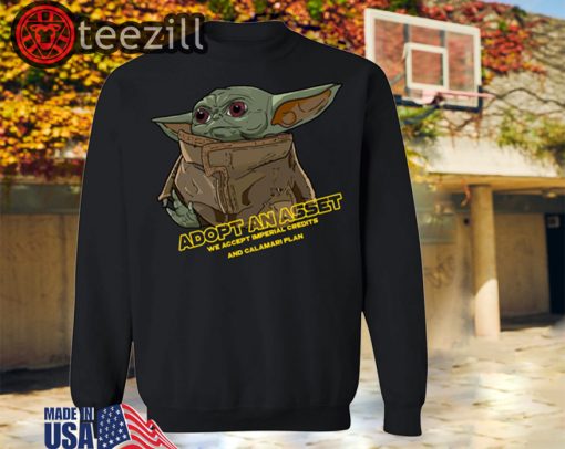 Baby Yoda Adopt An Asset Sweatershirt