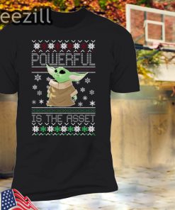 Baby Yoda Mandalorian Powerful Is The Asset Christmas Shirt