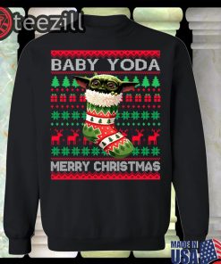 Baby Yoda Merry Christmas 2020 Sweatershirt