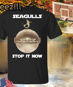Baby Yoda Seagulls Stop It Now Gifts Shirt
