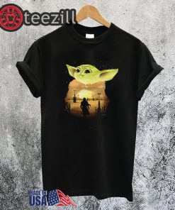 Baby Yoda Sunset T-Shirt Limited Edition
