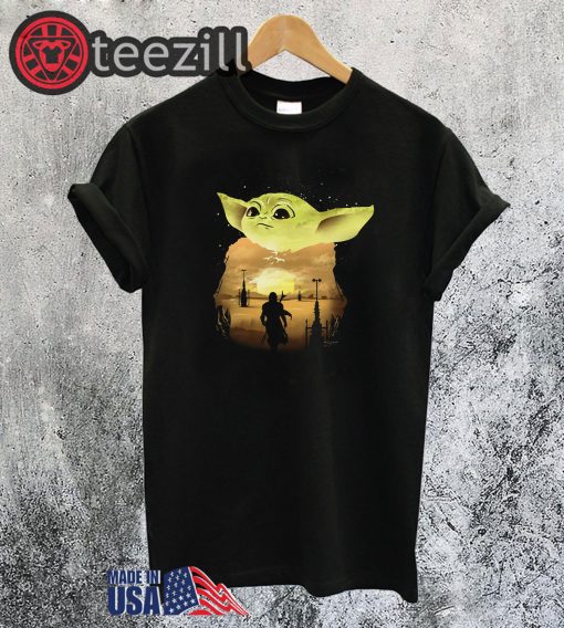 Baby Yoda Sunset T-Shirt Limited Edition