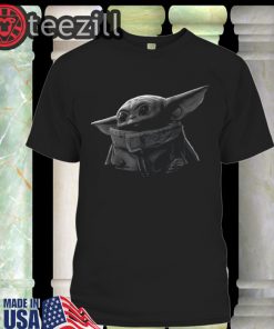 Baby Yoda The Mandalorian The Child Portrait T-Shirt