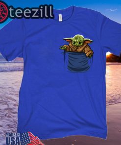 Baby Yoda shirt The Mandalorian Blue Shirt