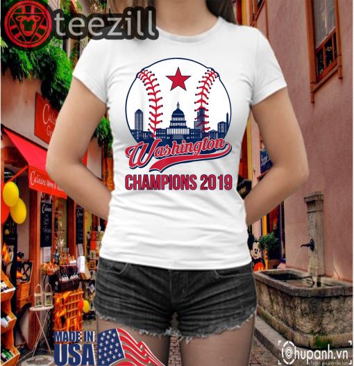 Baseball Vintage Washington Champions T-Shirt