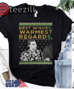 Best Wishes Warmest Regards Ugly Xmas Shirt